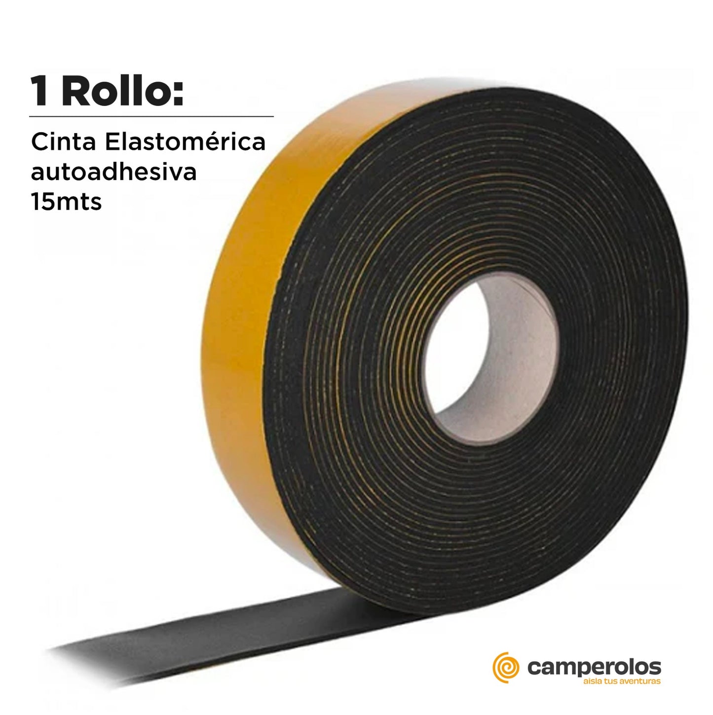 Cinta Elastomérica Autoadhesiva 5cm - 15mts