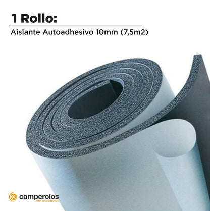 Aislante Autoadhesivo AZURFLEX  10mm - (7,5m2)