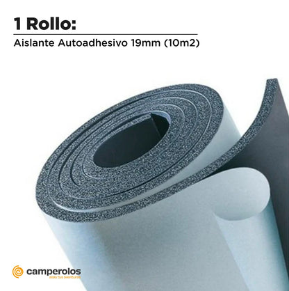 Isolamento Autoadesivo AZURFLEX 19mm - (15m2)