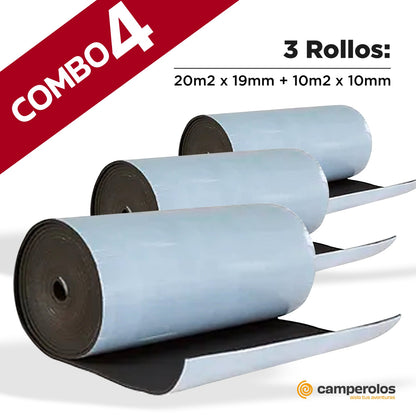 COMBO 4 - 20m2 x 19mm  + 10m2 x 10mm