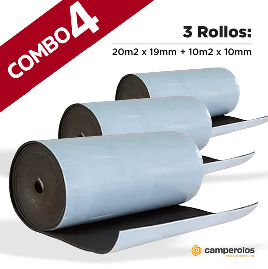 COMBO 2 - 15m2 x 19mm + 15m2 x 10mm