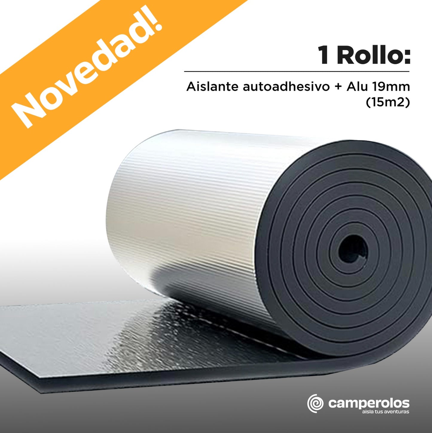 Isolamento Autoadesivo AZURFLEX 19mm - (15m2)